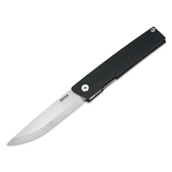 Нож складной SRM 401L-GB Gent Scandi Satin/Stonewash (10Cr15CoMoV, Black G10)