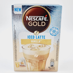 Кофе растворимый Nescafe Gold "Iced Latte Vanilla" в стиках 7 шт. по 15 г (из Финляндии)