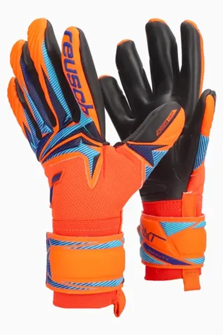 Вратарские перчатки Reusch Attrakt Infinity Evolution NC Junior - оранжевый