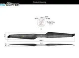 Пропеллер карбоновый HEP-L 34x11.5 T-Motor (пара)