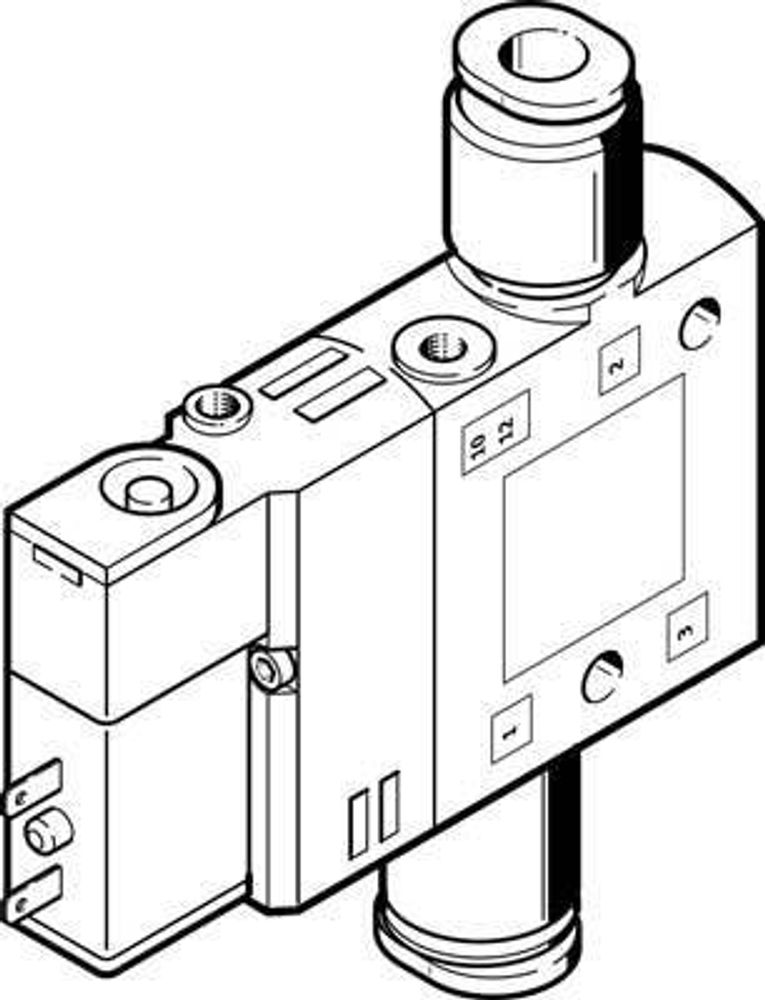 CPE10-M1BH-3GL-QS-6 Распределитель с электроуправлением CPE10-M1BH-3GL-QS-6 Распределитель с электроуправлением