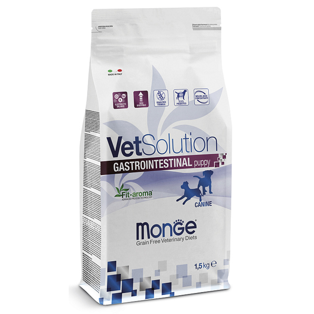 Диетический корм Monge VetSolution Dog Gastrointestinal Гастроинтестинал для щенков 1,5 кг