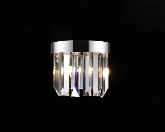 Бра NewRgy G15-ф200*H160 CHROME, 2×40 Вт, хромированное