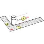 Элемент цилиндрический 3x3x5 см для конструктора 5"