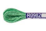 Мулине Gamma вискоза 100%, цв.R0982 салатовый, 12 мотков по 8 метров