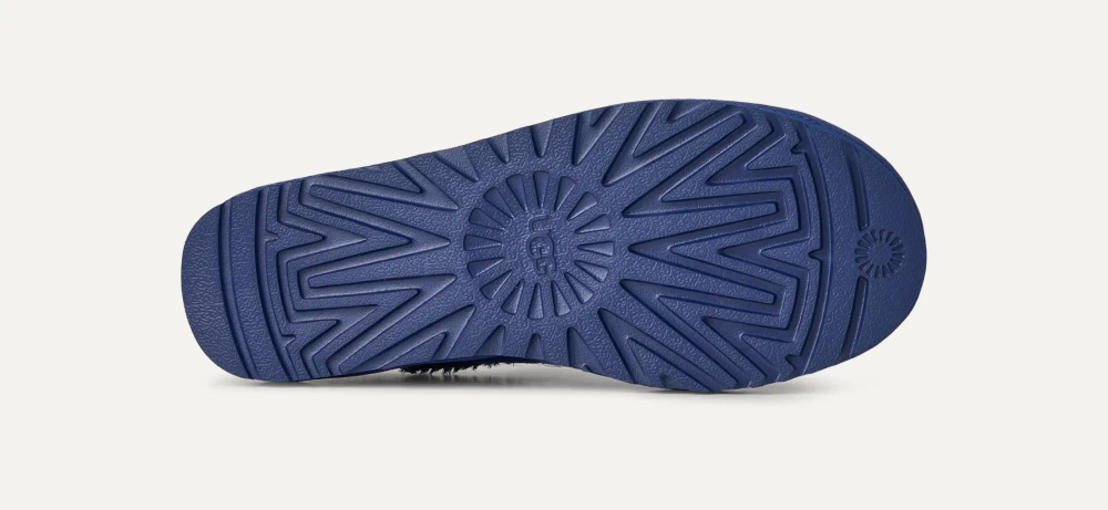 UGG Угги Classic Micro Calf Hair, ярко-синий