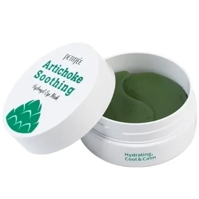[PETITFEE] Гидрогелевые патчи для глаз АРТИШОК Artichoke Soothing Hydrogel Eye Mask, 60 шт