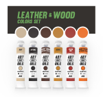 Abteilung 502 Leather & Wood Colors Set - набор масляных красок, 6х20 мл