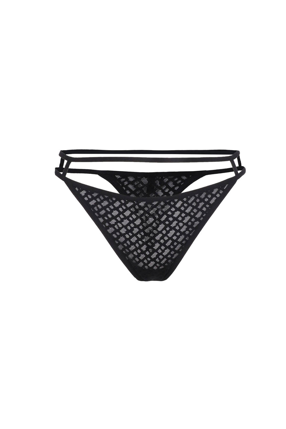 Кружевные стринги BOSS BLACK - черный(50510007)