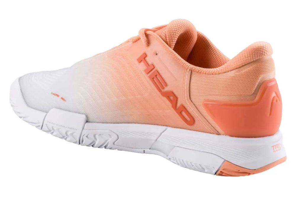 Женские теннисные кроссовки Head Revolt Pro 4.5 - coral/white