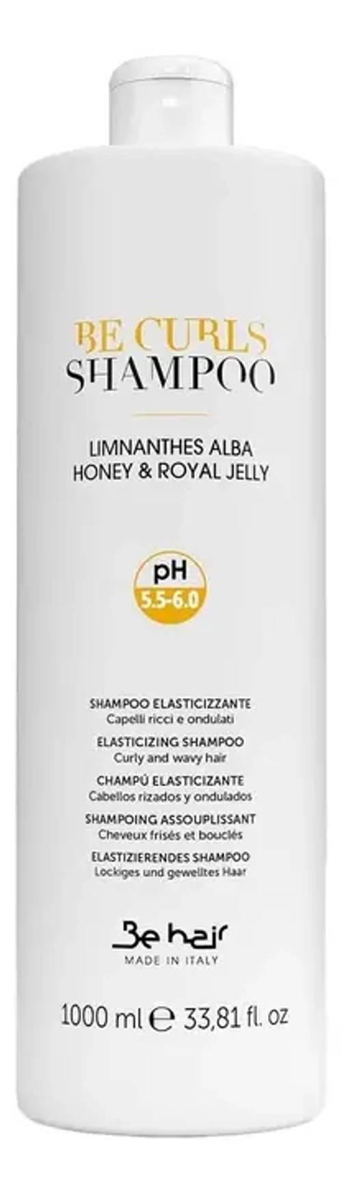 Be Hair Шампунь для вьющихся и волнистых волос с медом - Be Curls Shampoo Elasticizing