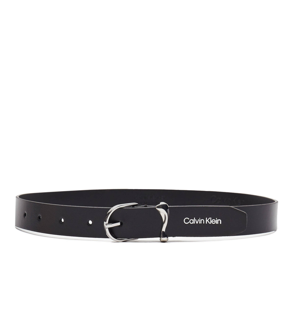 Кожаный ремень Must Organic Loop Calvin Klein - черный(K60K613234)