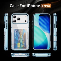 Прозрачный чехол Lumen Case с подставкой 2‑в‑1 и отделением для карт: iPhone 17 Pro