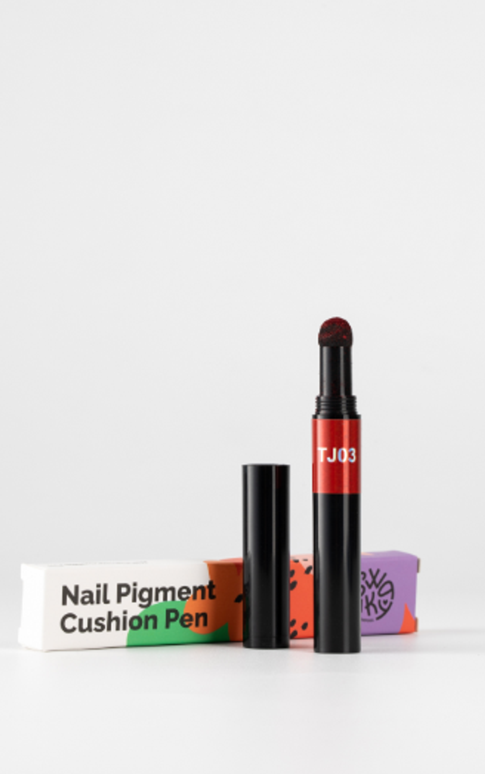 Swanky Nail Pigment жидкая втирка красная