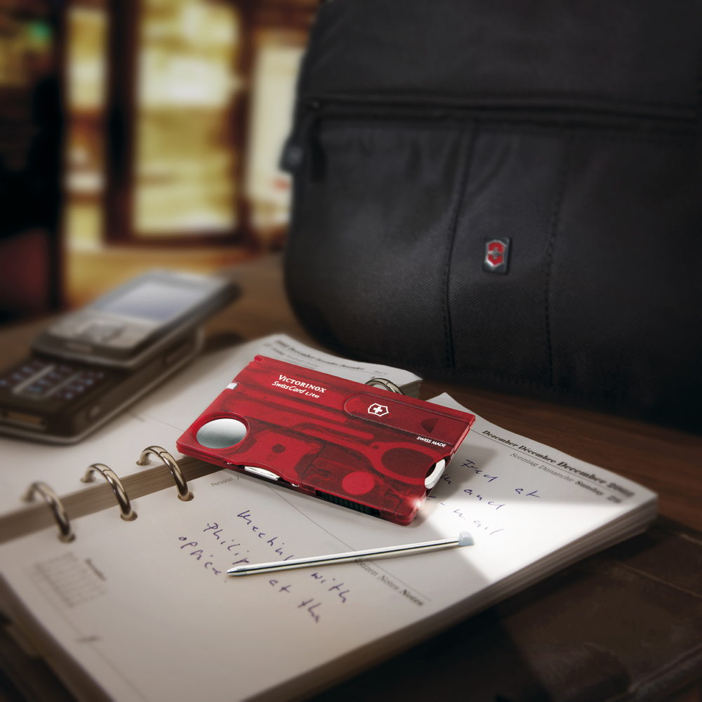 Швейцарская карточка Victorinox SwissCard Lite, красная