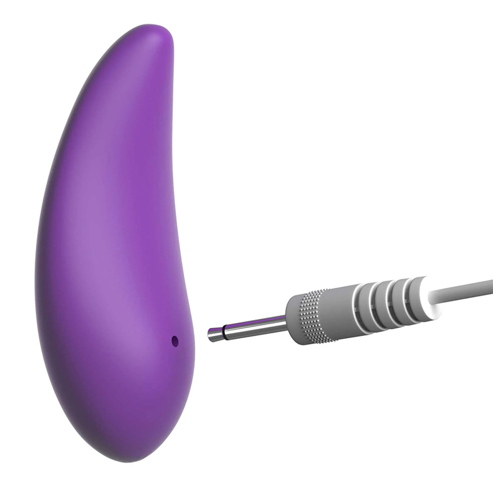 Вибропуля 7,5см с повязкой на бёдра и пультом ДУ PipeDream Fantasy for Her Petite Panty Thrill Purple 493212