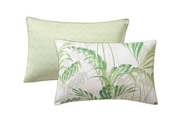 Постельное белье PALM HOUSE TILLEUL Blanc des Vosges 2 спальное евро Зеленый