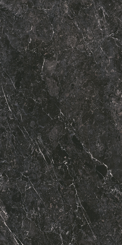 Керамическая плитка KERAMA MARAZZI МАРСЕЛЬ чёрный глянцевый обрезной 60x119,5 / 9 мм. / KM6012B0290R