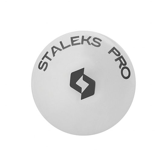 Диск металлический педикюрный зонтик PODODISC STALEKS PRO М в комплекте с сменным файлом-кольцом 180 грит 5 шт (20 мм)