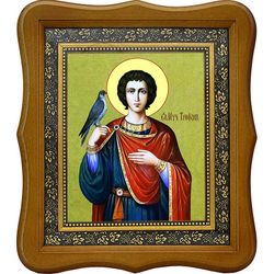 Трифон Апамейский Святой мученик. Икона на холсте