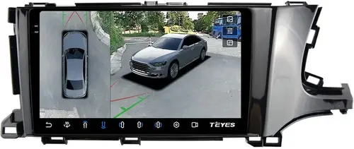 Магнитола для Honda Shuttle 2 2015-2023 - Teyes CC3-2K-360 на Android 10, Быстрая, 2K QLED, CarPlay, 4G SIM-слот, 4 камеры в комплекте