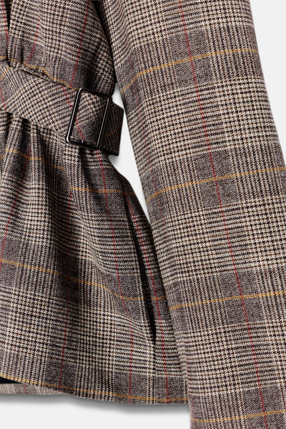 БЛЕЙЗЕР В КЛЕТКУ С ХЛЯСТИКАМИ — ZW COLLECTION — ZARA