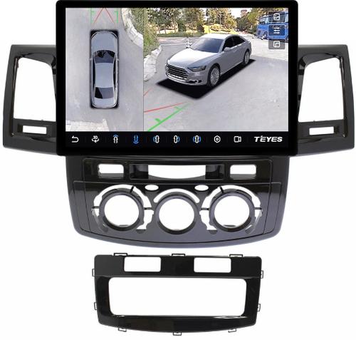 Магнитола для Toyota HiLux 7 2011-2015 - Teyes CC3-2K-360 монитор 13" 2K QLED на Android 10, Быстрая, CarPlay, 4G SIM-слот, 4 камеры в комплекте