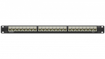Патч-панель 19",1U,CAT6, 24 модуля RJ45, неэкранированная