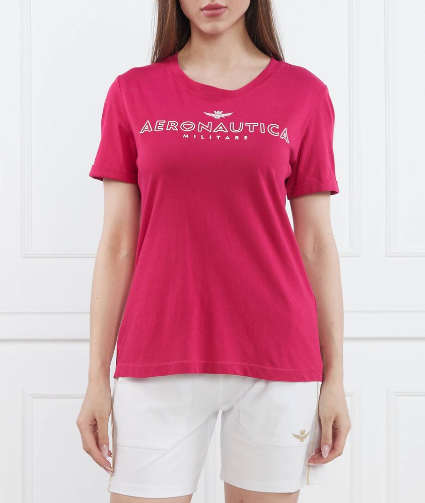 Футболка Aeronautica Militare - малиновый(TS2105DJ510)