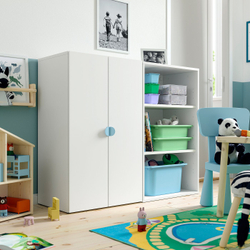 IKEA LATMASK  (ИКЕА ЛАТМАСК)  -  Ручка-зажим - синяя 60 мм, 2 шт.