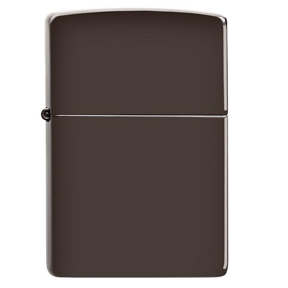 Зажигалка коричневая матовая Zippo Classic с покрытием Brown Matte