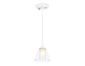 Подвесной светильник 1*Е27 TR3551 WH/CL/FR белый/прозрачный/белый матовый Modern Ambrella