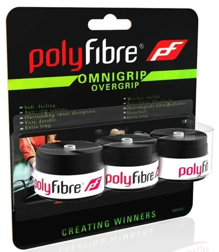 Теннисные намотки Polyfibre Omnigrip Overgrip 3P