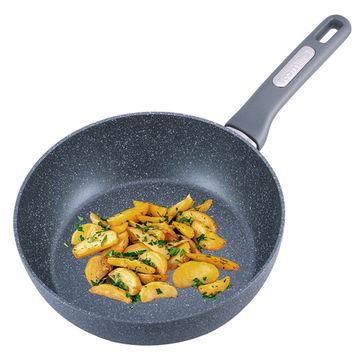 Сотейник 26 см. из литого алюминия Kamille KM-4293GR с мраморным покрытием