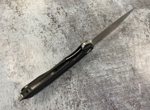 Складной нож Шершень-03 Black, сталь D2, G10