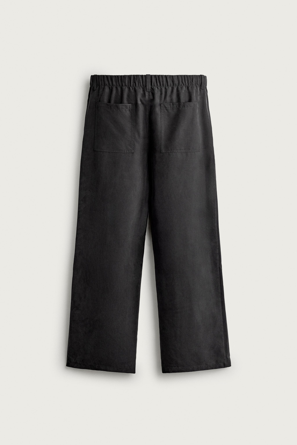 БРЮКИ СВОБОДНОГО КРОЯ ИЗ СТРУЯЩЕЙСЯ ТКАНИ — ZARA