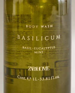 Гель для душа Basilicum 1000 мл парфюмированный Zara Home, фото 2