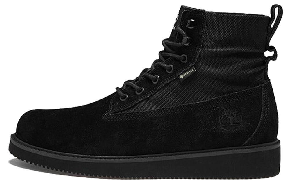 Timberland Slip Resistant Abrasion Resistant Short Outdoor Boots Men"s Black Wide Fit