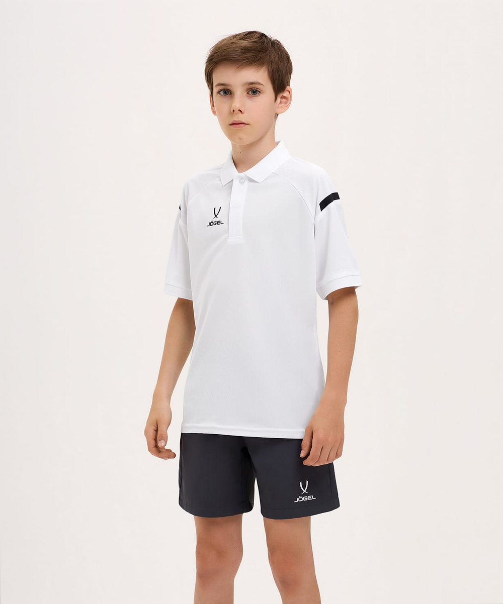 Поло CAMP 2 Poly Polo, белый, детский