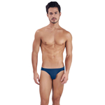 Темно-синие трусы-брифы с узким поясом Purity Brief (Размер: M) (Цвет: темно-синий)