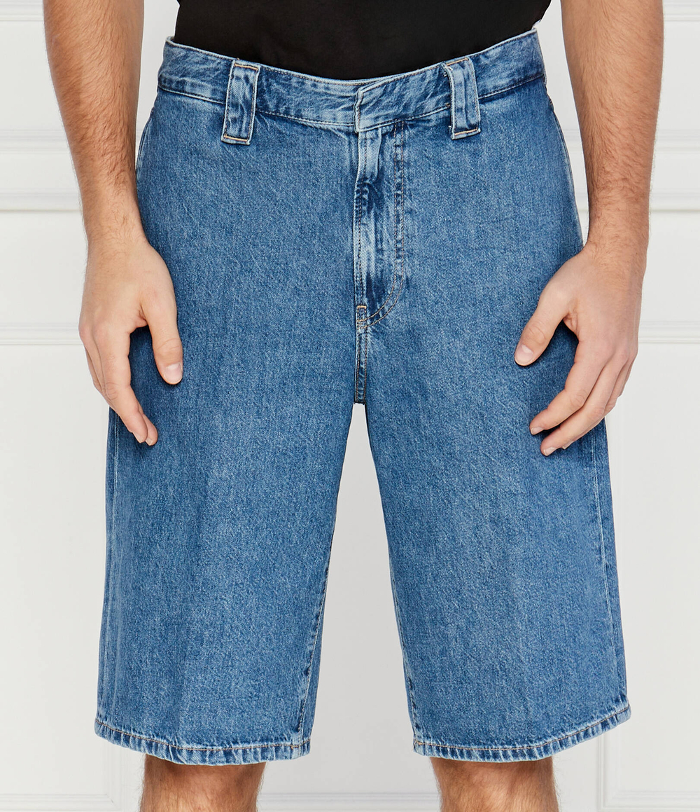 Джинсовые шорты CALVIN KLEIN JEANS - голубой(J30J325761)