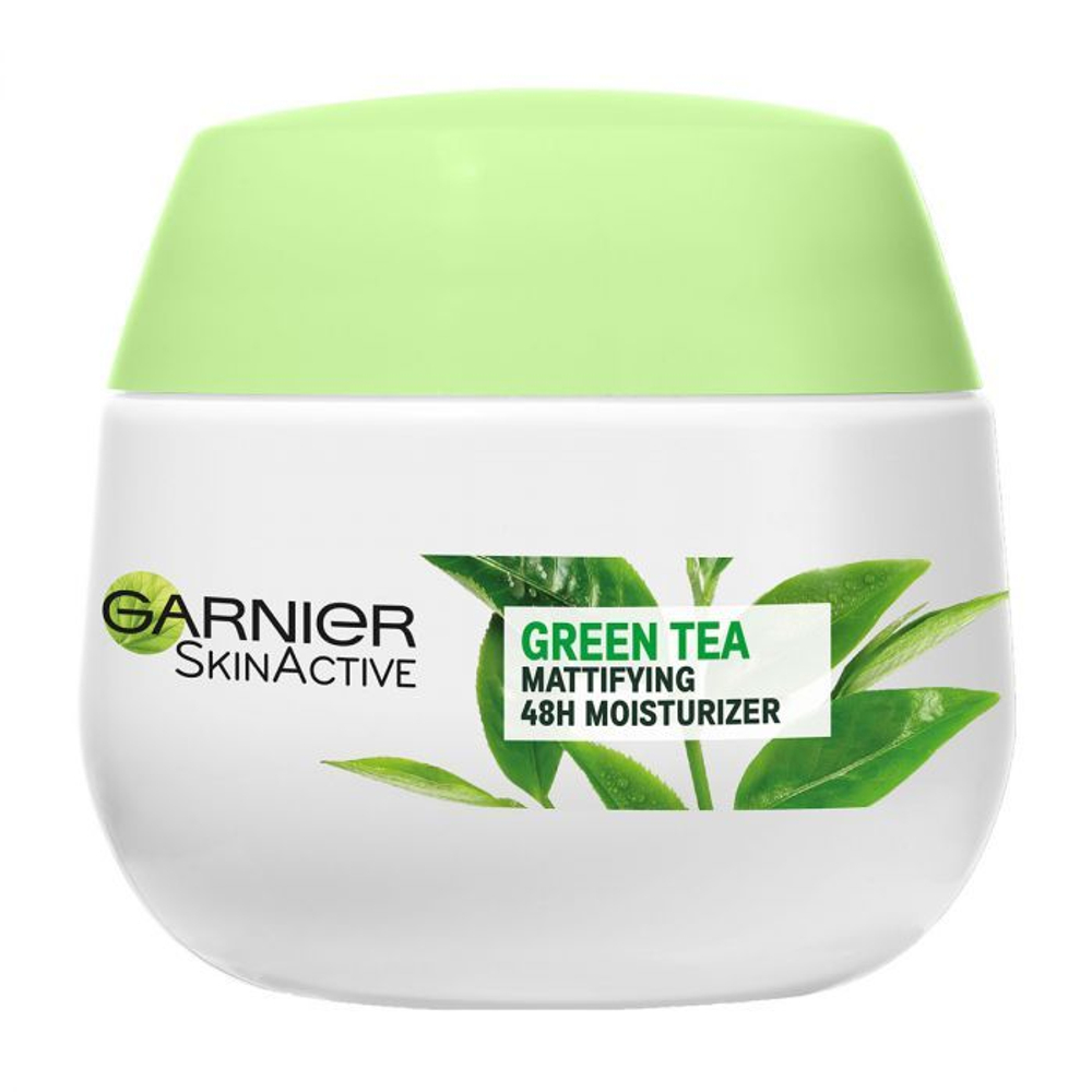 Garnier Дневной увлажняющий крем 48 часов с матирующим эффектом, с экстрактом зеленого чая, 50 мл (Франция)