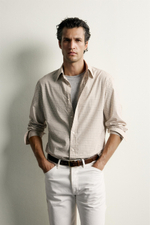РУБАШКА REGULAR FIT В КЛЕТКУ — ZARA · 4066/466