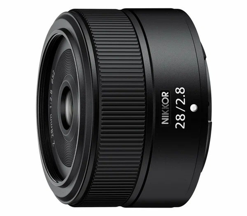 Объектив Nikon Nikkor Z 28mm f/2.8, широкоугольный, автофокус.