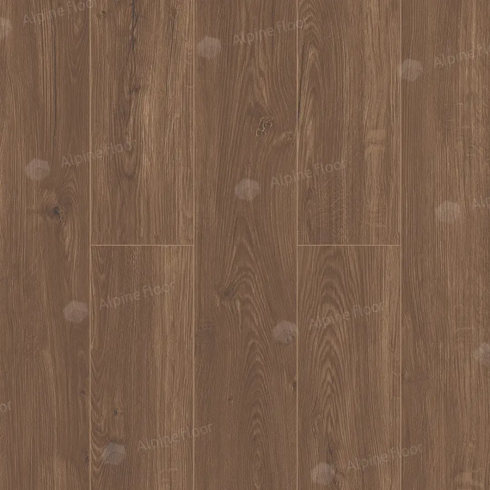 Каменно-полимерная плитка Alpine Floor Секвойя (Sequoia) Секвойя Тёмная ЭКО 6-12