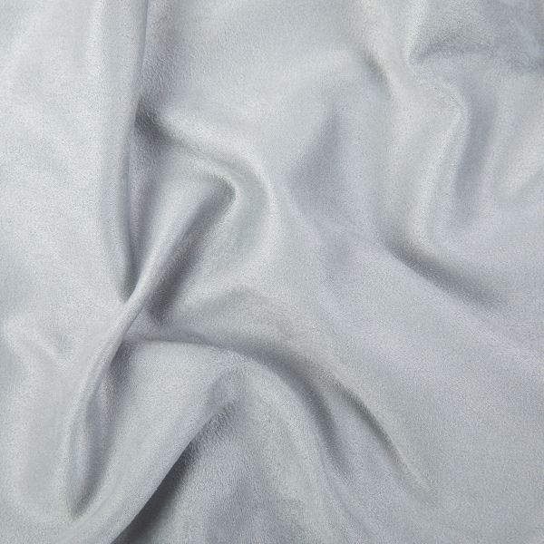 Замша искусственная отрез 35х50 см, 175±5 г/м², 14-4202 silver (св.серый), Peppy Woven Suede