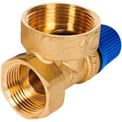 Клапан предохранительный ROMMER - 1", сброс 1 1/4" (ВР/ВР, Tmax 110°C, 10 бар)