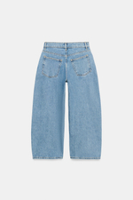 ДЖИНСЫ КАПРИ BALLOON СО СРЕДНЕЙ ПОСАДКОЙ — ZW COLLECTION — ZARA