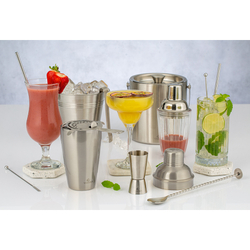 Набор из 6 соломинок из нержавеющей стали barware