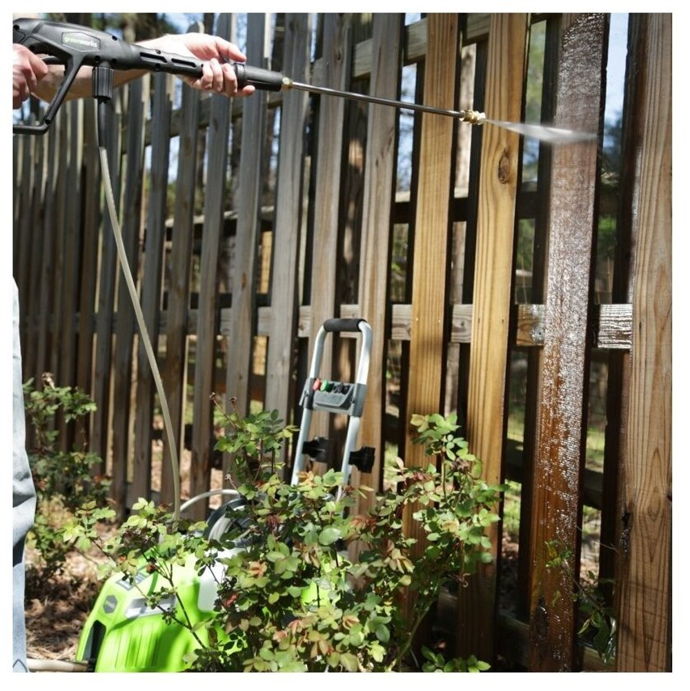Мойка высокого давления GREENWORKS GPWG4II 1800Вт,140 бар.,420 л/час (5106507)